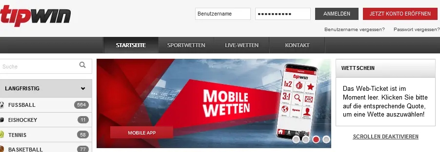 Tipwin Casino – Angebot, Funktionen und Nutzung image 2